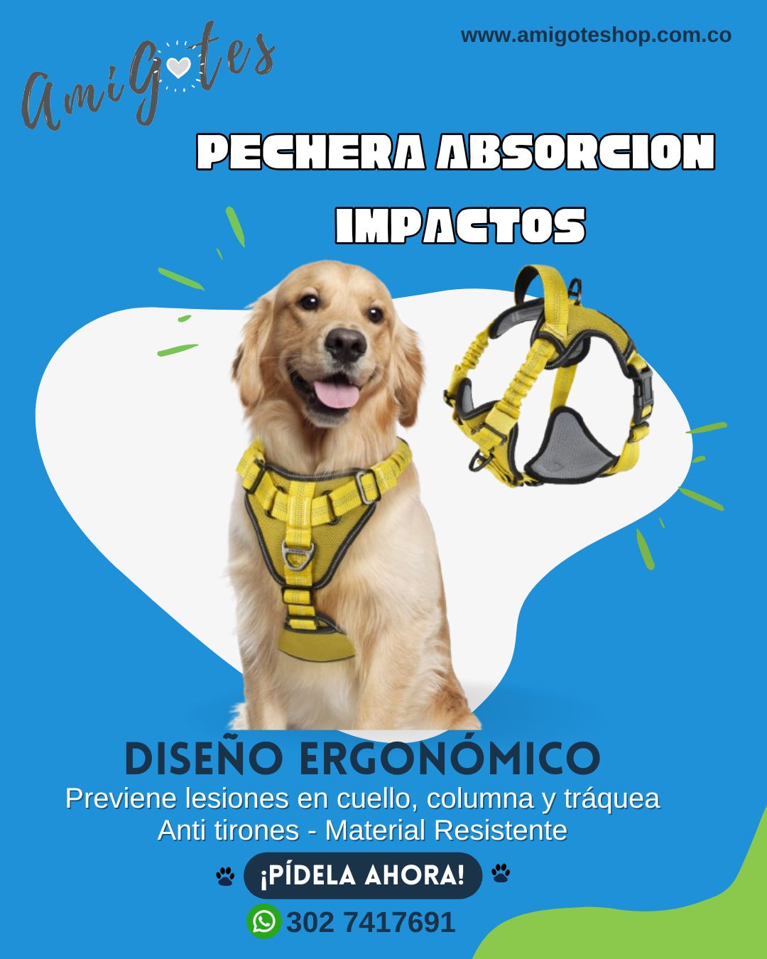 Arnés Pechera Absorción Impactos -l - Vista alternativa