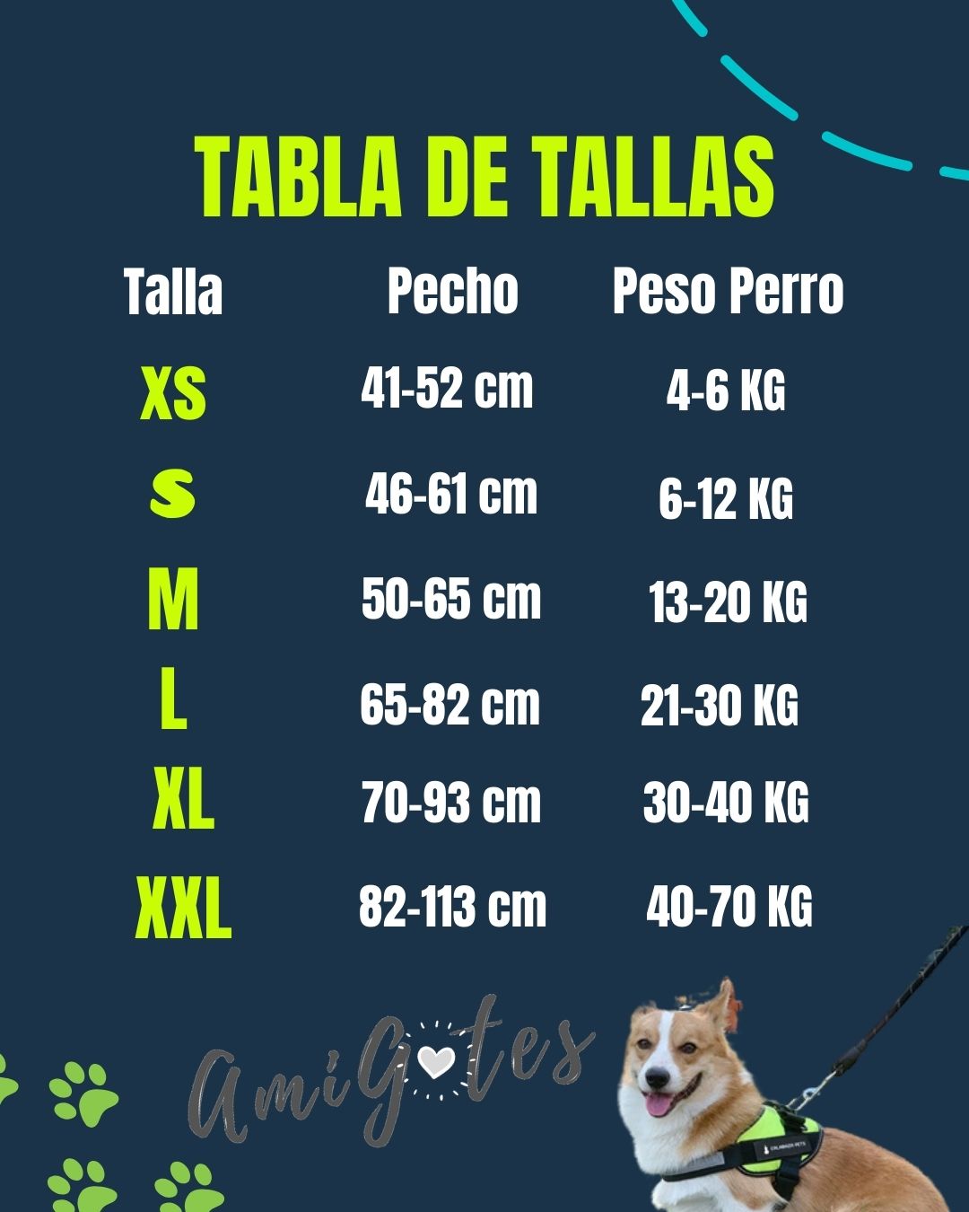 Arnés Antitirones Verde Talla S - Vista alternativa